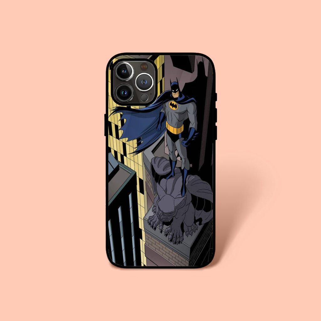 Bat Man Standing Comic Mobile Glass Cover