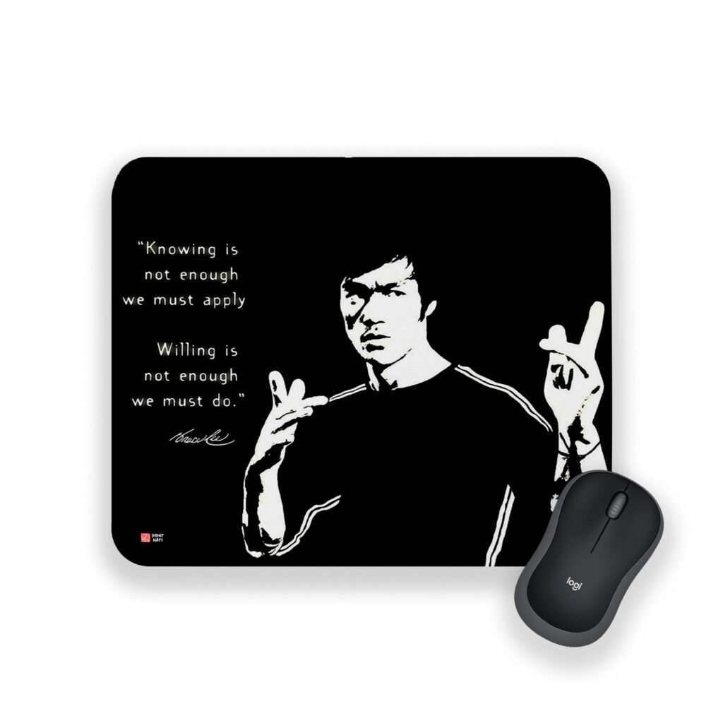 Bruclie Quotes Printed Mouse Pad