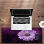 Lavender Flower Printed Gaming Mouse Pad