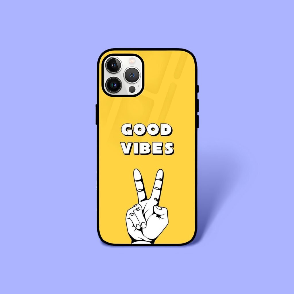 Good Vibes Glass Case (Iphone/OnePlus)
