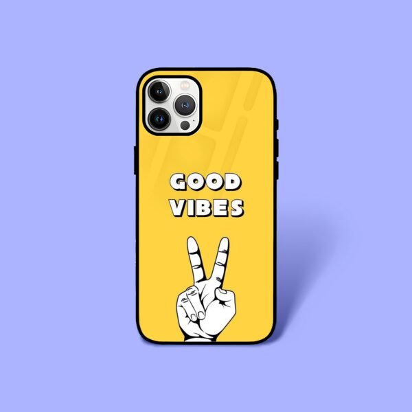 Good Vibes Glass Case (Iphone/OnePlus)
