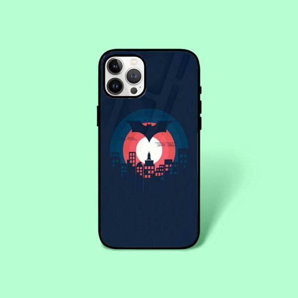 Bat man Bat Flying Mobile Glass Case