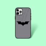 Bat Man logo Grey Mobile Glass Case