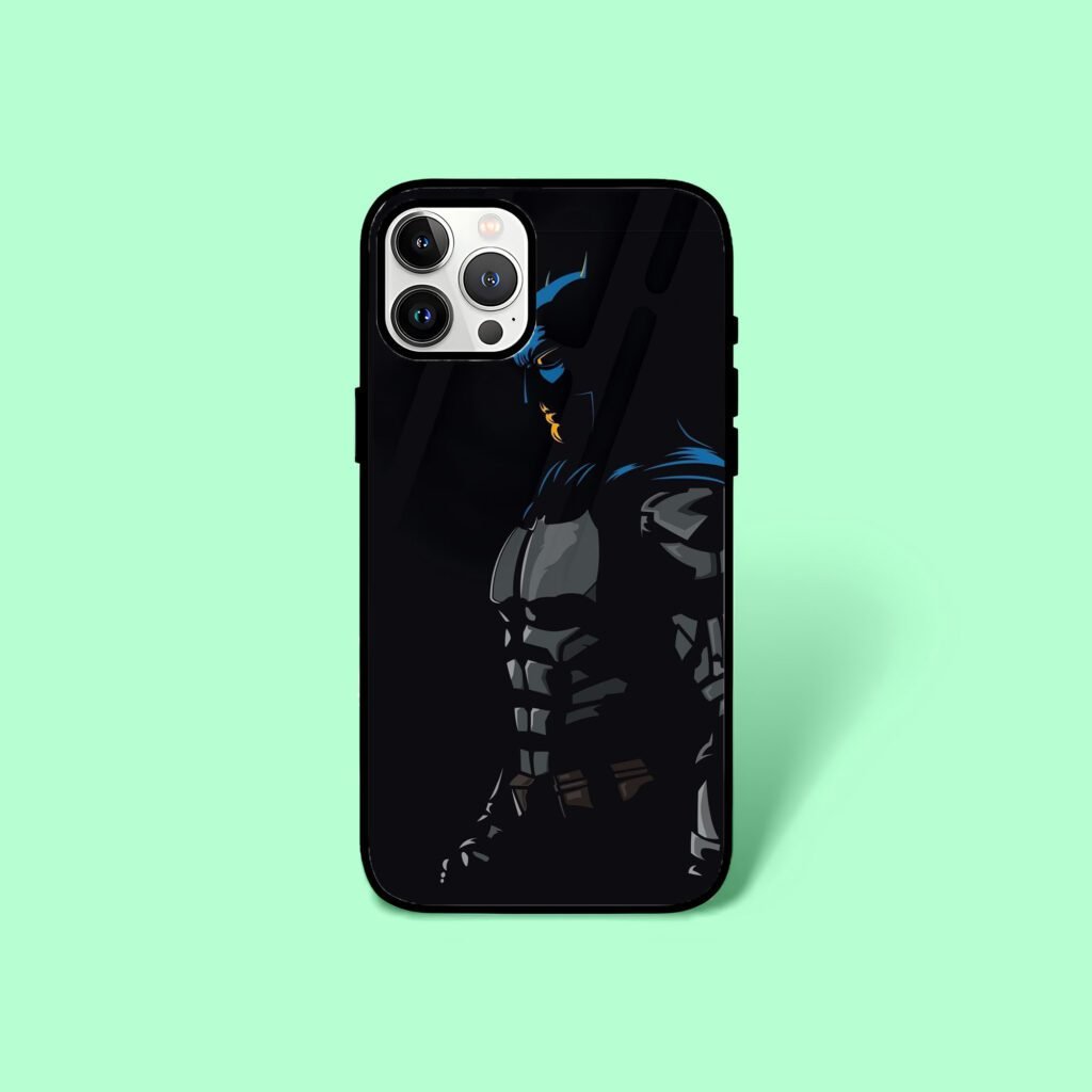 Bat Man Silence Mobile Glass Case