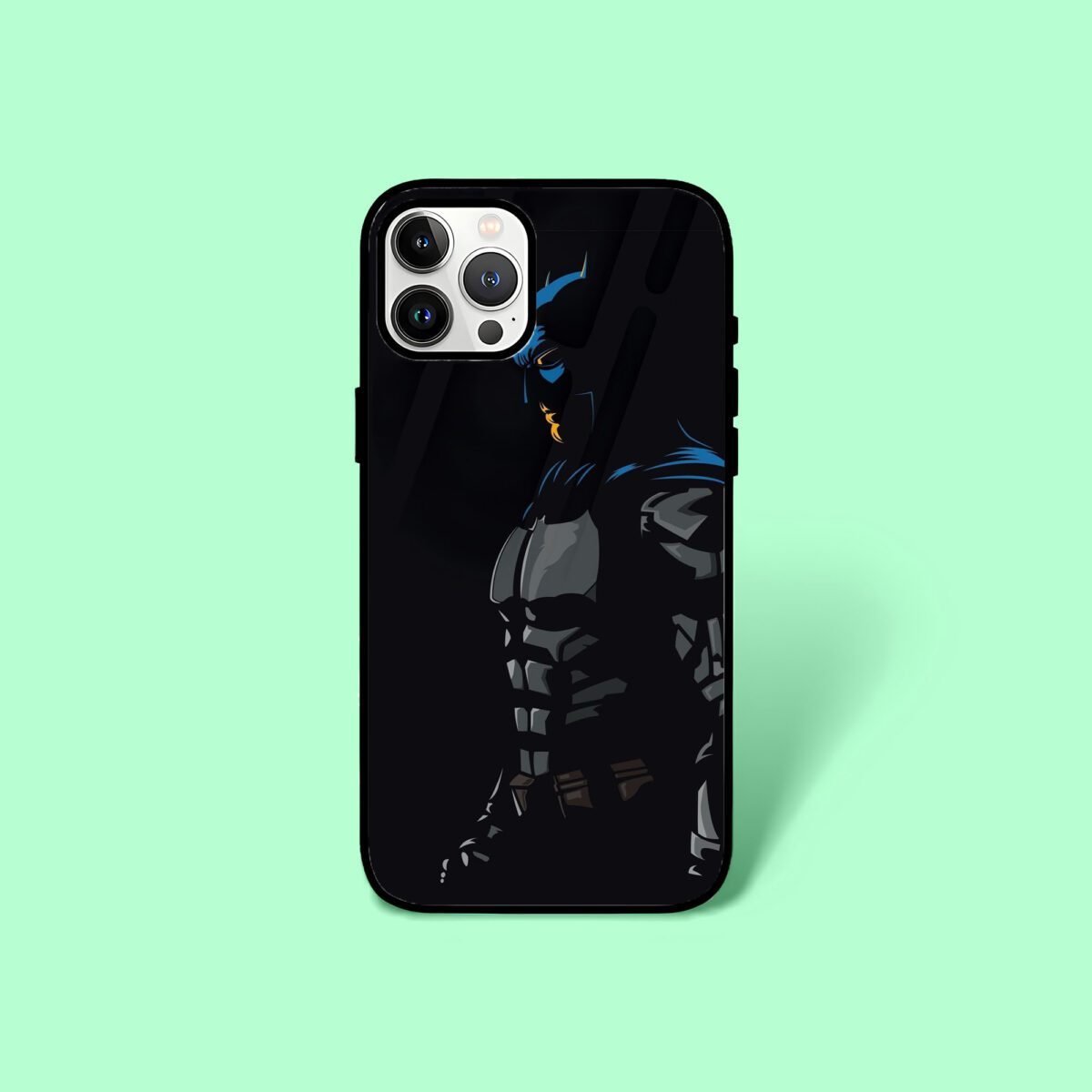 Bat Man Silence Mobile Glass Case
