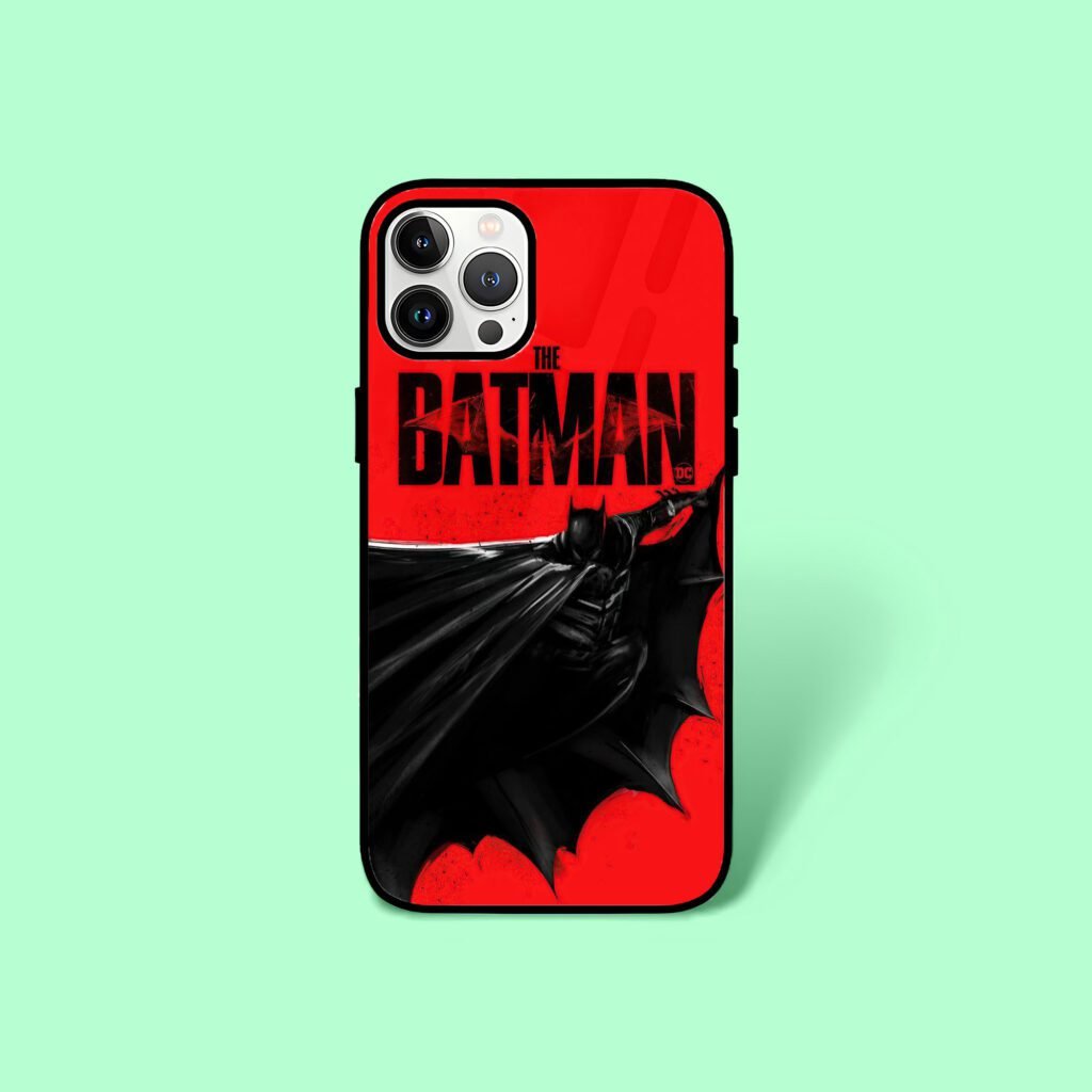 The Bat Man DC Mobile Glass Case