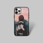 Demon Slayer Couple Glass Mobile Cover