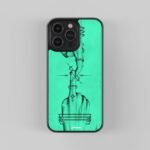 Finger Connection Glass Mobile Cover