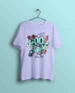 cool boys light Lavender Tshirt printhati
