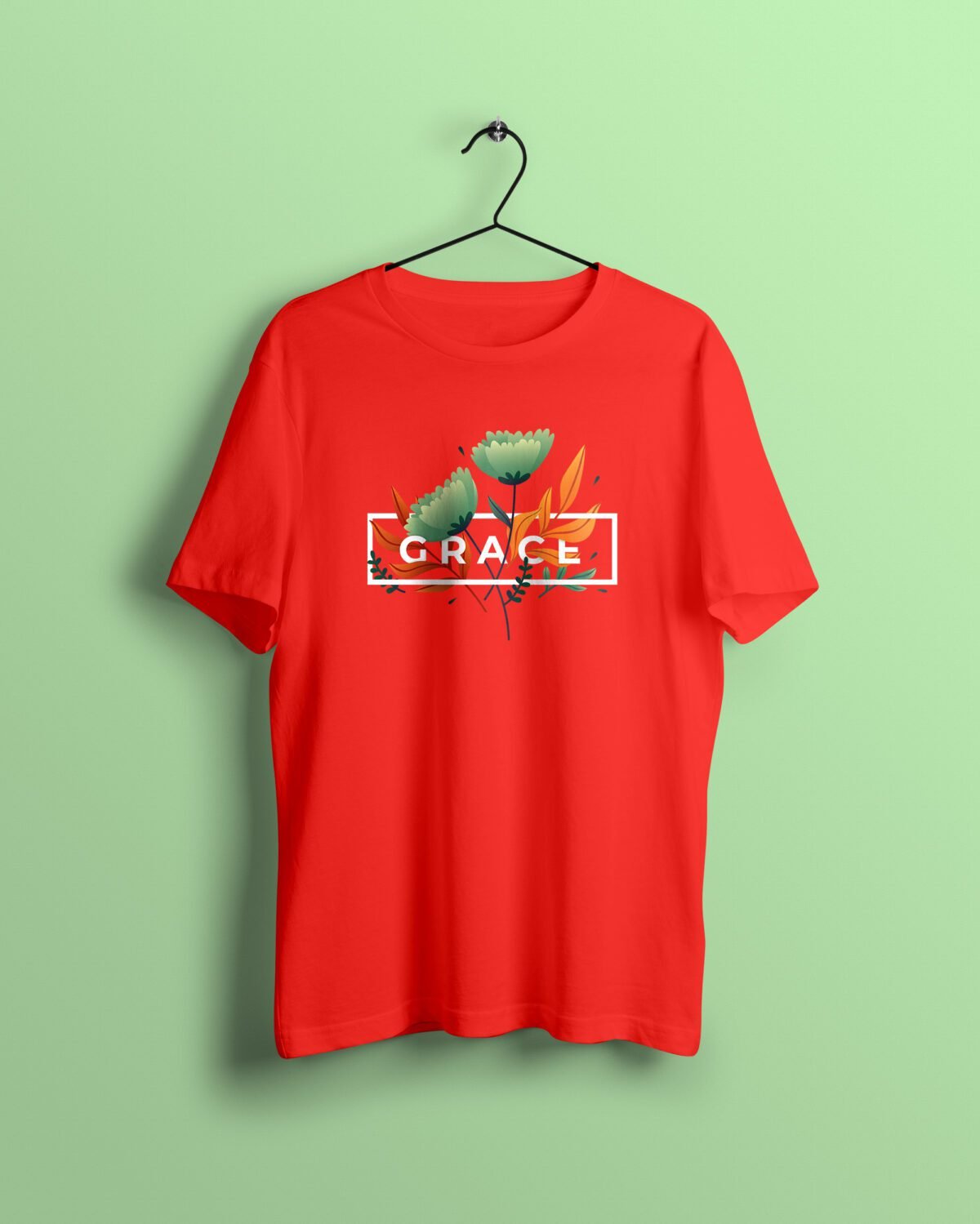 grace red Tshirt printhati