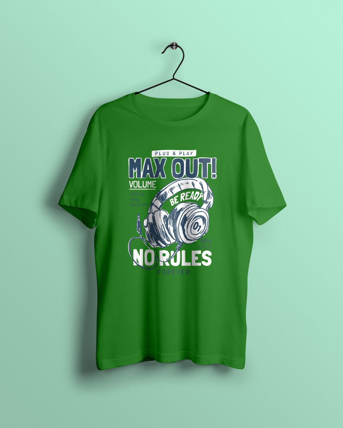 max out flag green Tshirt printhati