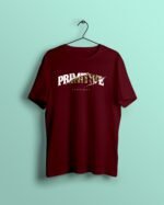 primitive maroon Tshirt printhati
