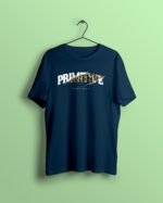 primitive petrol blue Tshirt printhati